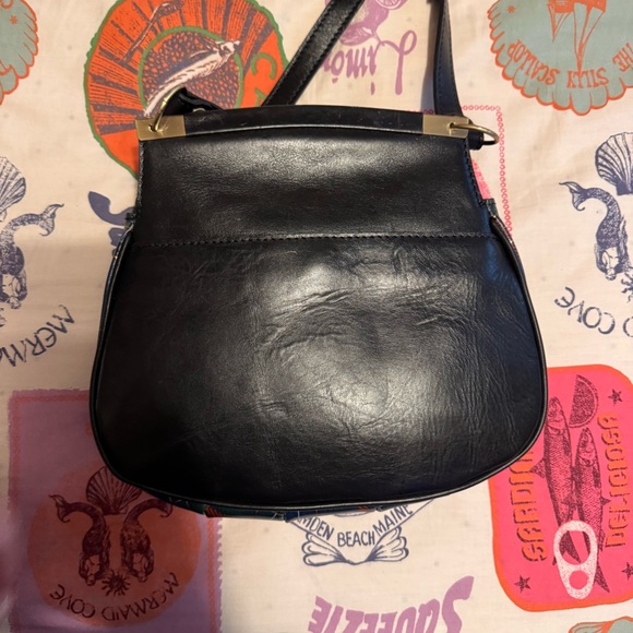 Patricia Nash Black Crossbody Bag with Plaid Design - Picture 6 of 9